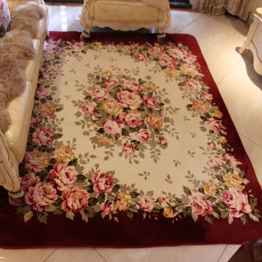 Pastoral Rose Carpet Rug
