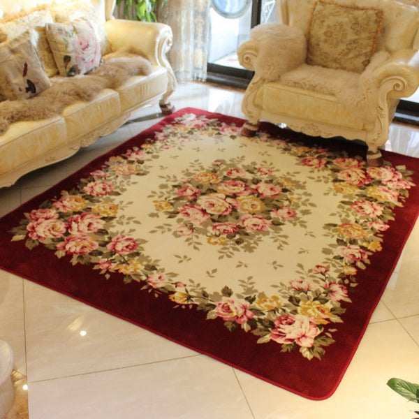 Pastoral Rose Carpet Rug