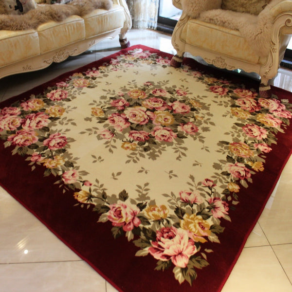 Pastoral Rose Carpet Rug