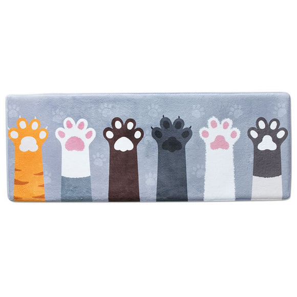 Lovely Cat Hands Doormats Rug