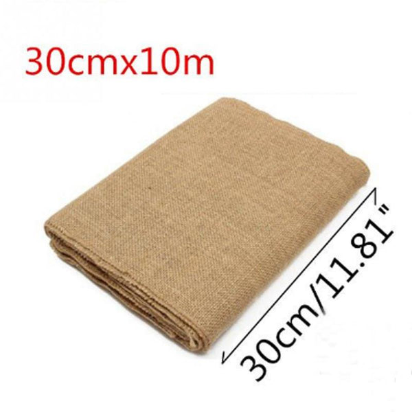 Vintage Burlap Table Runner