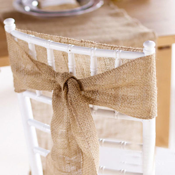 Vintage Burlap Table Runner