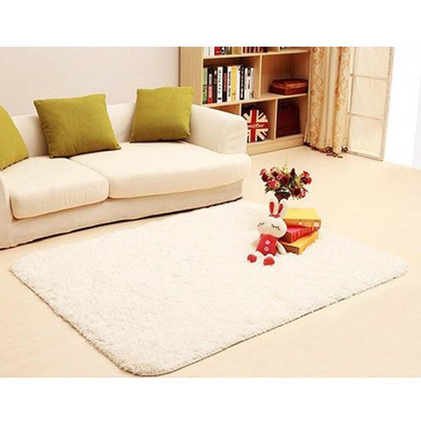 White Shaggy Shag Rugs