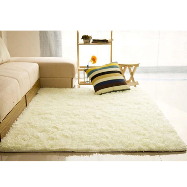 White Shaggy Shag Rugs