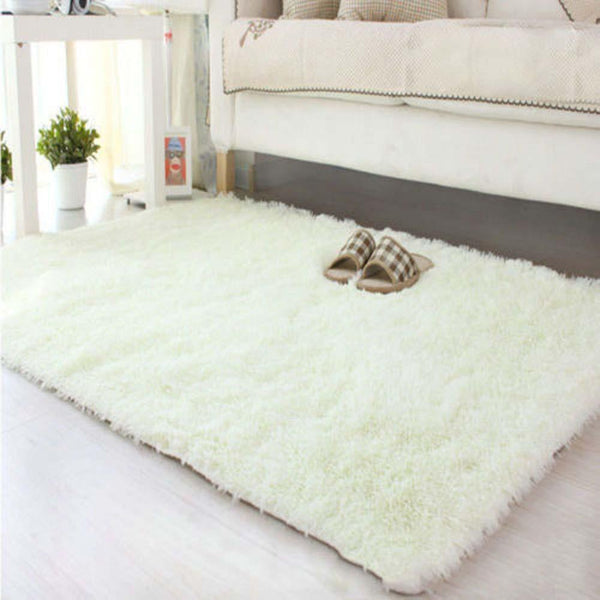 White Shaggy Shag Rugs