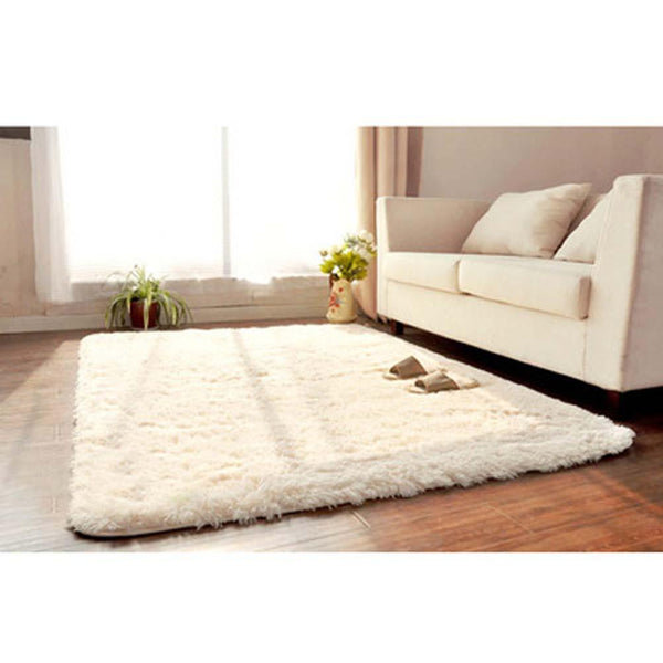 White Shaggy Shag Rugs