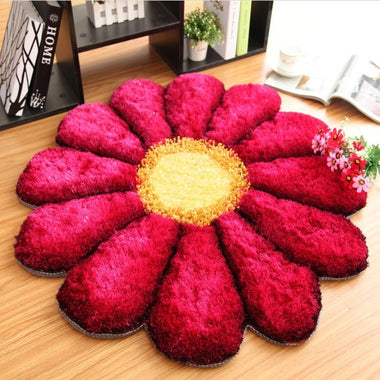 Lovely Thick Sunflower Carpet Rug
