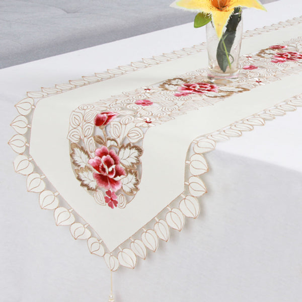 Vintage Embroidery Table Runner