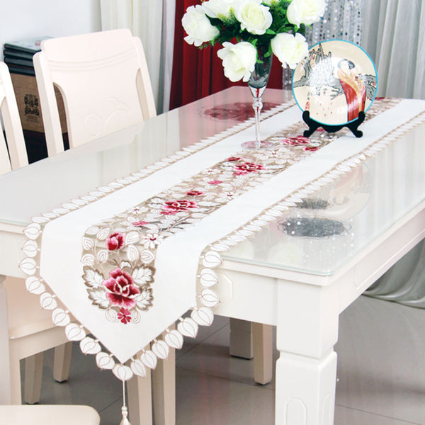 Vintage Embroidery Table Runner