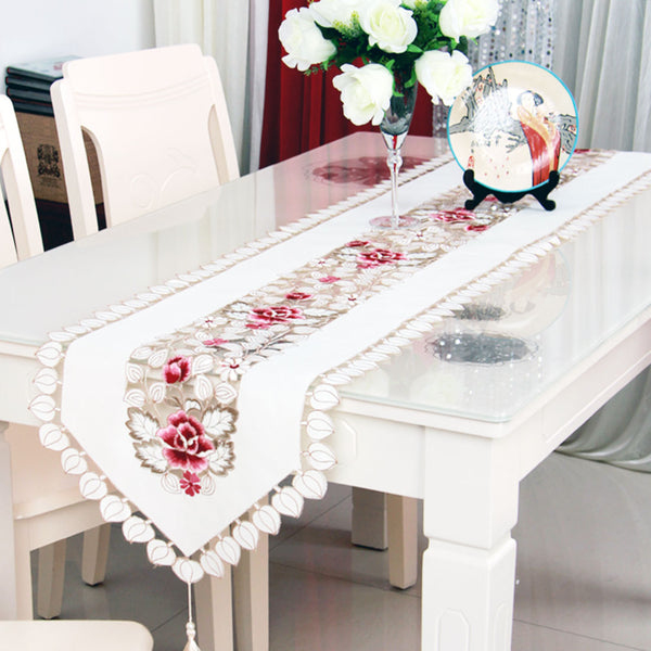 Vintage Embroidery Table Runner